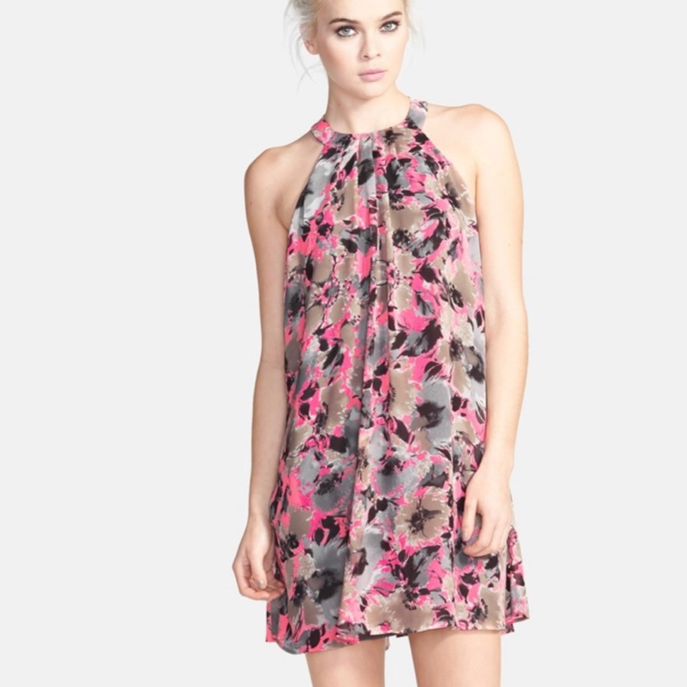 Flirty multi-color ASTR Pre-owned dress: Size: XS